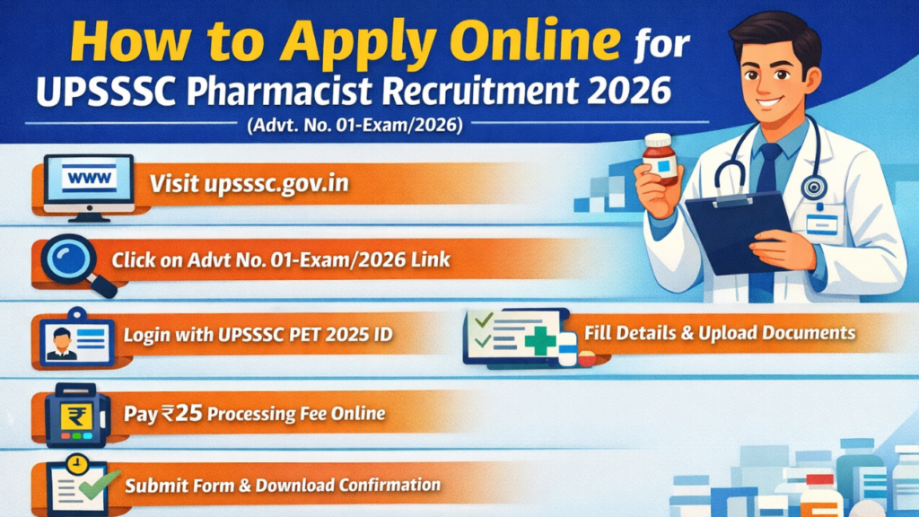 UPSSSC Pharmacist Recruitment 2026