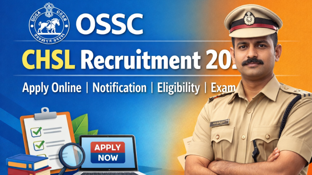 OSSC CHSL Recruitment 2026