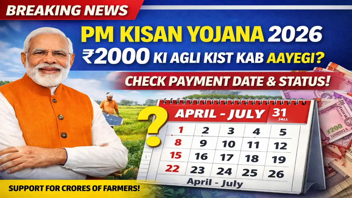 PM Kisan Yojana 2026: ₹2000 Ki Agli Kist Kab Aayegi? Check Payment Date ...